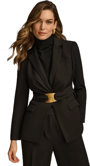 Donna Karan Women's Belted Blazer