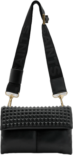 ALL SAINTS Ezra Studded Leather Crossbody Bag