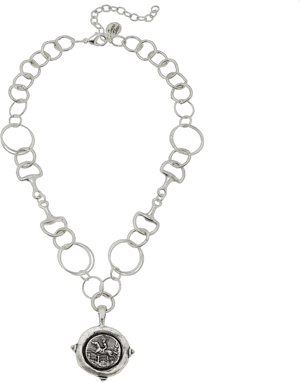 Susan Shaw Horsebit & Equestrian Necklace