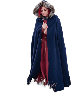 Hooded cloak Medieval cloak Viking cloak Hooded cape