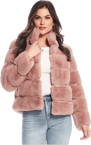 Donna Salyers Fabulous Furs Posh Faux Fur Jacket