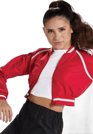 Cropped Bomber Jacket