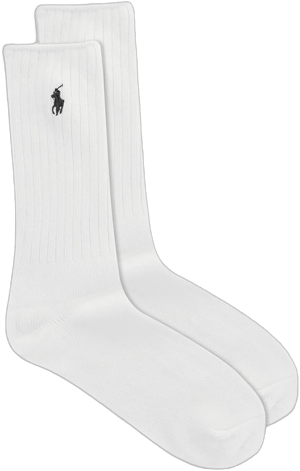 Polo Ralph Lauren Men's Cotton Rib Crew Socks