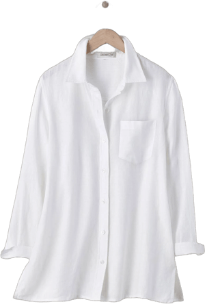 Coldwater Creek Linen Big Shirt