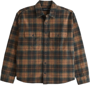 Abercrombie & Fitch Men's 90s Oversized Plaid Flannel