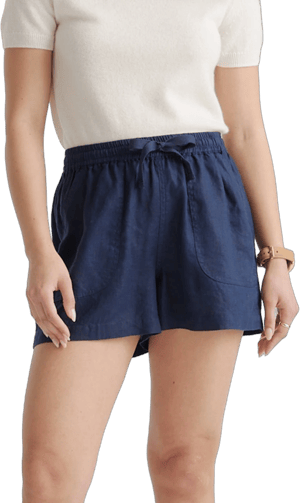 Quince Women's European Linen Shorts