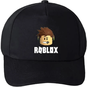 Roblox Hat Black Powder Baseball Cap Game Peripheral Cap Student Korean Version of The Sun Hat Men