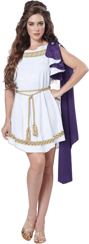 California Costumes Women's Grecian Toga Dress