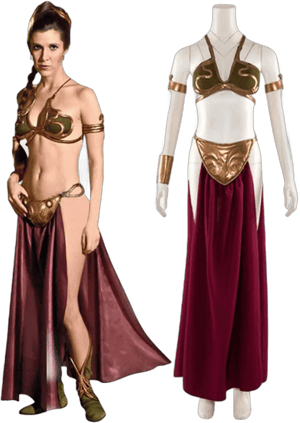 Princess Leia Slave Lingerie Uniform Set