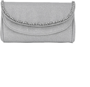 Badgley Mischka Talia Double Flap Crystal Clutch