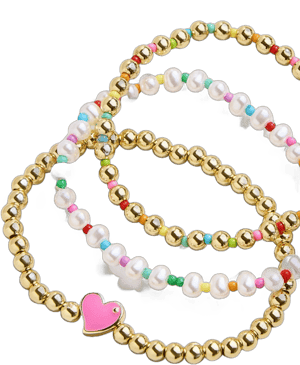 BaubleBar Everything Nice Kids' Bracelet Set