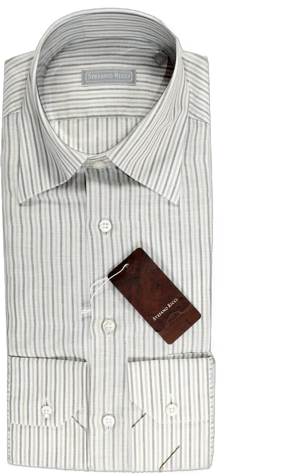 Stefano Ricci Slim Fit Linen Cotton Shirt