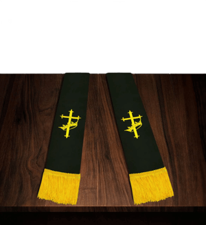 Satin Cross Stole