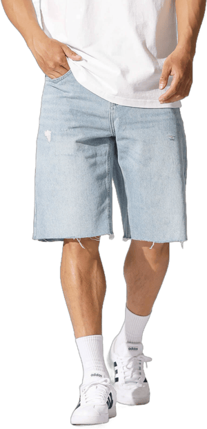 Kidoriman Nami Washed Denim Shorts