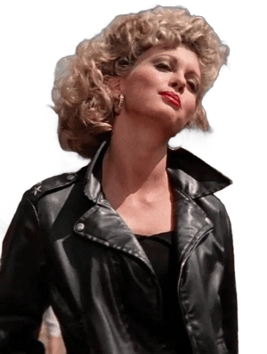 Olivia Newton John Grease Faux Leather Jacket