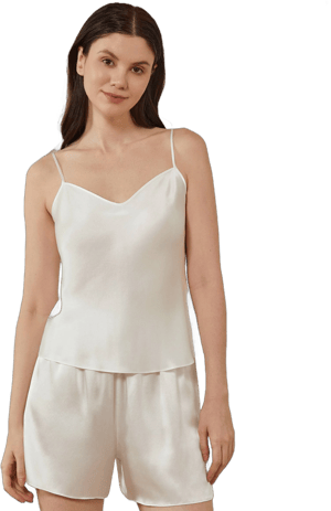 Mommesilk Silk Camisole and Shorts Set