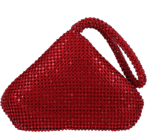 Ele Triangle Rhinestone Evening Bag