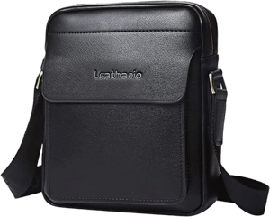 Leathario Men's Leather Crossbody Bag