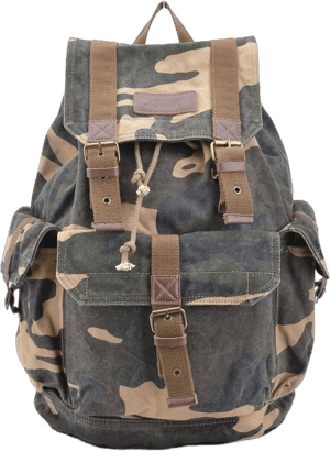 Gootium Specially High Density Thick Canvas Backpack Rucksack