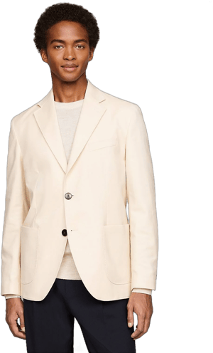 Tommy Hilfiger Men's Cotton-Wool Blend Blazer