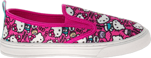 Hello Kitty Toddler Girls Slip-On Canvas Sneakers