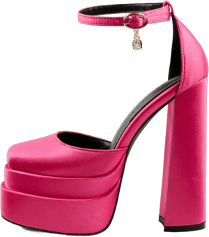 Women's Rhinestone Platform High Heels