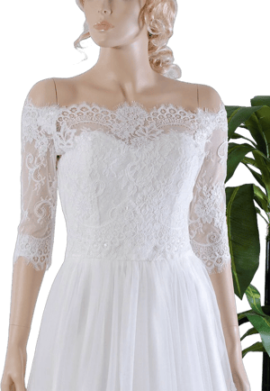 Lace Off Shoulder Bridal Bolero