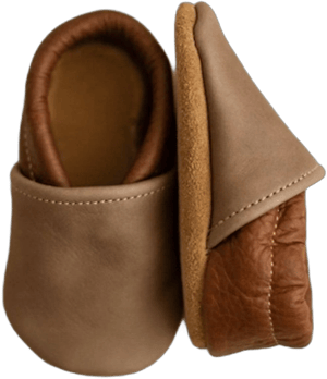 Gender Neutral Leather Baby Moccs