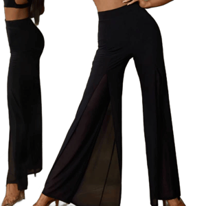 Women's High Waist Latin Dance Pants