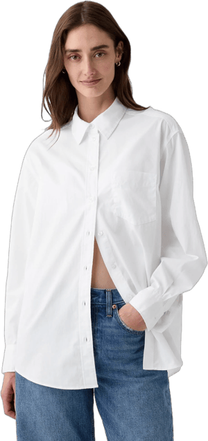 Gap Women's Organic Cotton Poplin Shirt