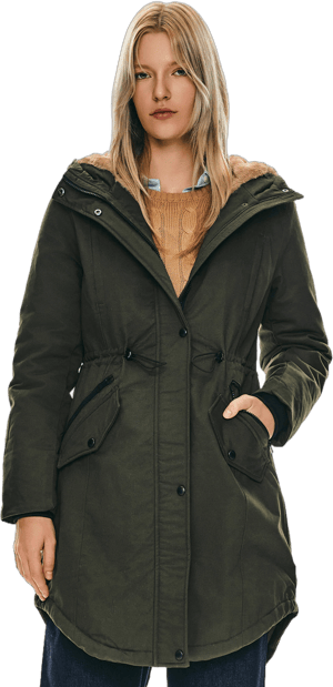 Orolay Women's Thicken Fleece Lined Hooded Parka Winter Coat