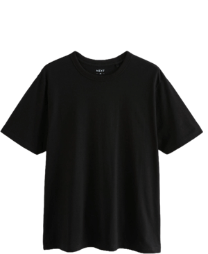 Mens Next Short Sleeve Basic Crew Neck Regular Fit T-Shirt