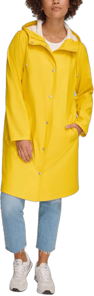 Levi's Women's Long Hooded Rain Coat