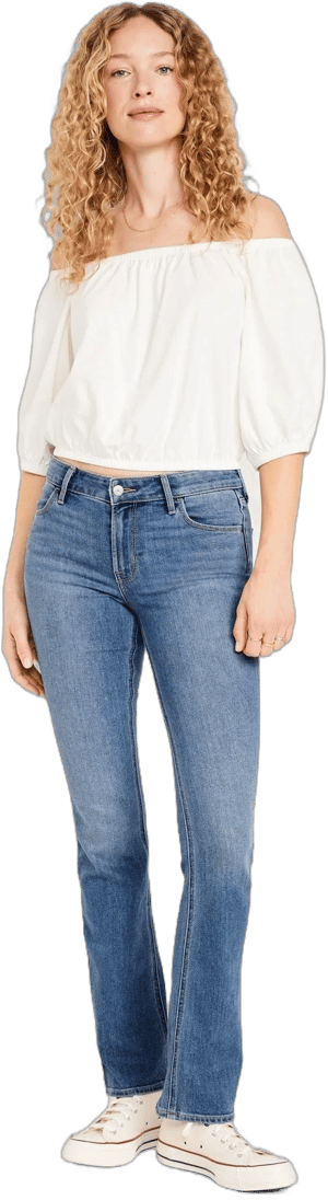 Old Navy Women's Mid-Rise Boot-Cut Jeans