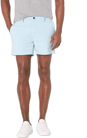 Amazon Essentials Men's Slim-Fit Flat-Front Chino Shorts