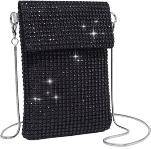 Glitter Rhinestone Crossbody Bag