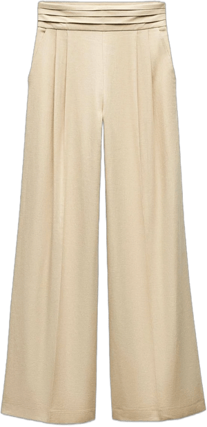 Zara Women's Wide Leg Sash Pants