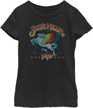 Girl's Steve Miller Band Retro Logo Graphic Tee