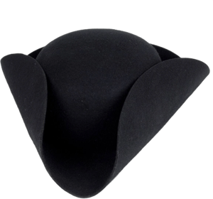 Colonial Williamsburg Men's Cocked Tricorn Hat