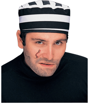 Convict Stripe Prisoner Hat