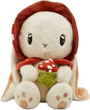 Bunny Mushroom Plush Backpack