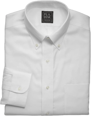 Jos. A. Bank Men's Traveler Collection Traditional Fit Button-Down Dress Shirt