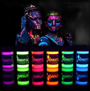 Midnight Glo Black Light Face and Body Paint