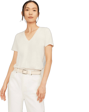 Everlane Women's Organic Cotton V-Neck T-Shirt