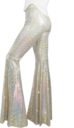 Women's Sparkly Sequin Flare Pants