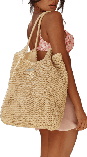 Straw Tote Bag