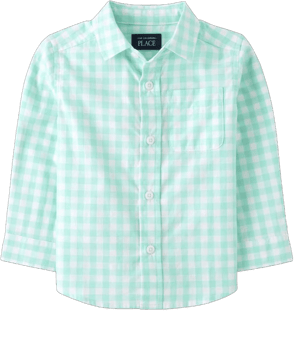 The Children's Place Baby & Toddler Boys Long Sleeve Button Up Shirt