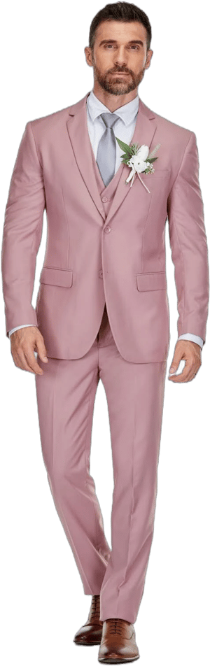 Braveman Men's Signature 3-Piece Slim Fit Suits