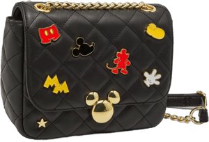 Loungefly Disney Mickey Mouse Icons Quilted Crossbody Bag