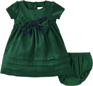 Gymboree Baby Girls' Plaid Bow Pintuck Dress